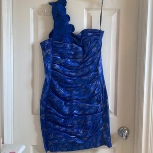 Blue Cocktail Dress